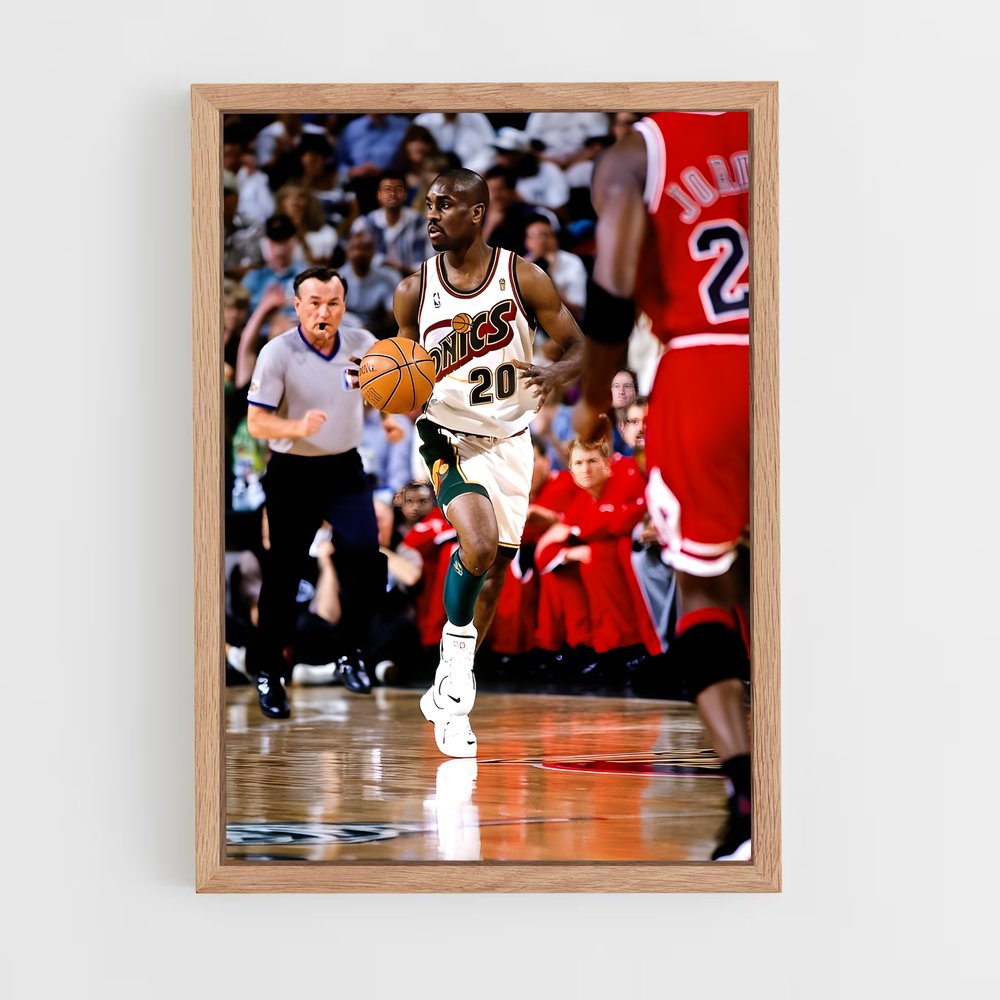 Poster Fast Break Gary – affiche Basketball (vue 4)